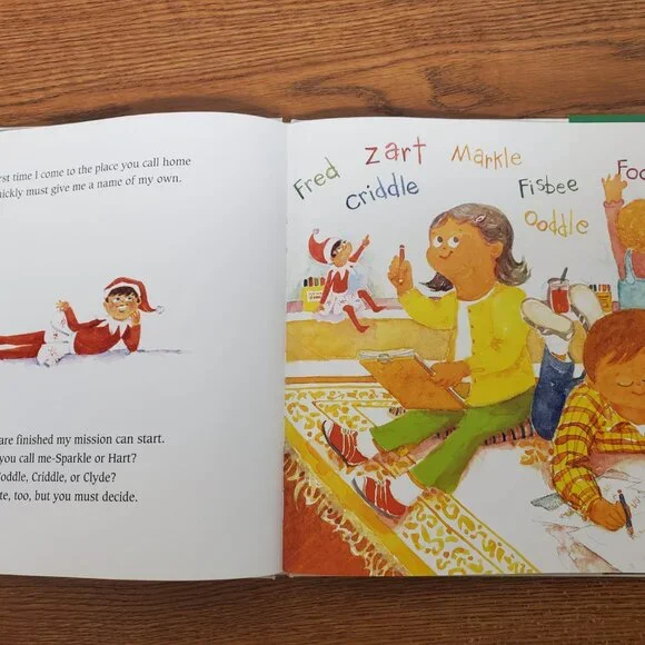 Plush 14" Elf on a Shelf and the Book the Elf on the Shelf A Christmas Tradition - Picture 5 of 8